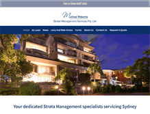 Tablet Screenshot of mrstrata.com.au